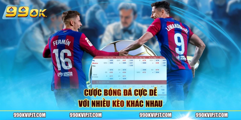 Cược bóng đá cực dễ với nhiều kèo khác nhau